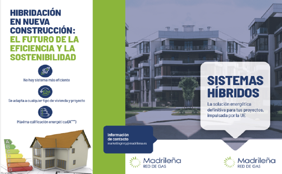 Impreso de la campaña publicitaria sobre sistemas híbridos